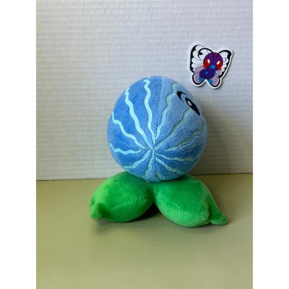 Plants Vs Zombies PVZ Ice Watermelon Melon Plush Stuffed Animal Toy Doll - Picture 5 of 12